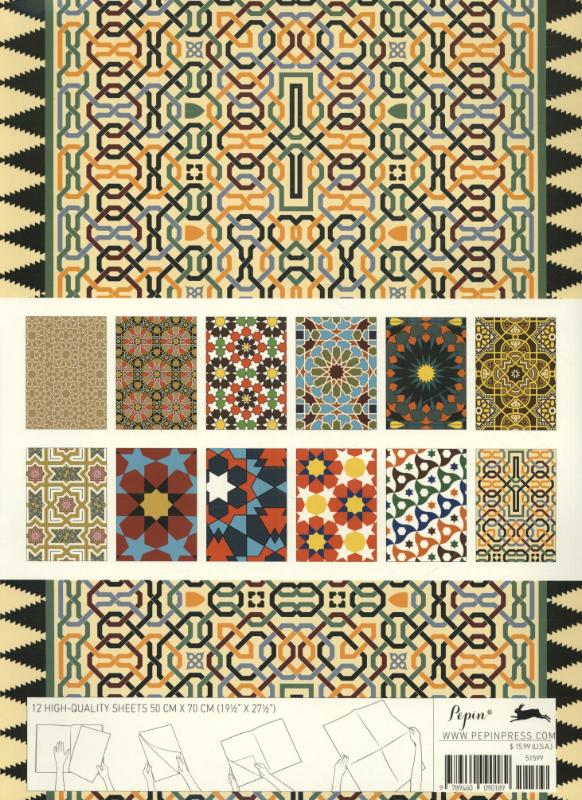 Achterkant van Arabian designs