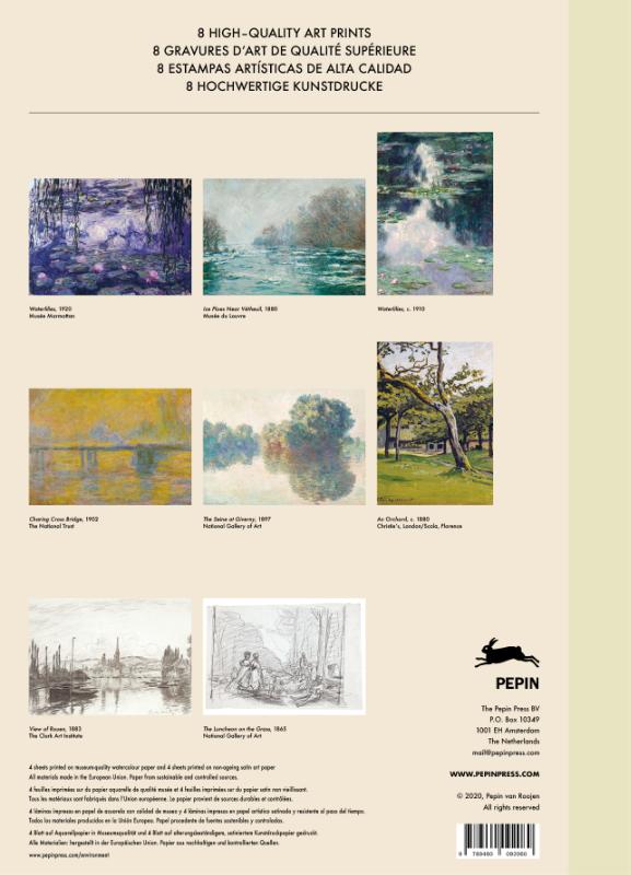 Achterkant van Claude Monet