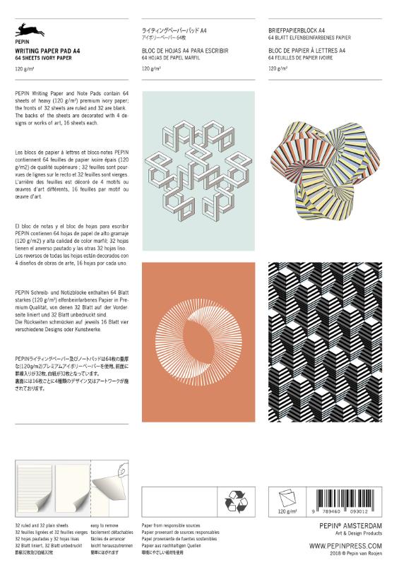 Achterkant van Op Art