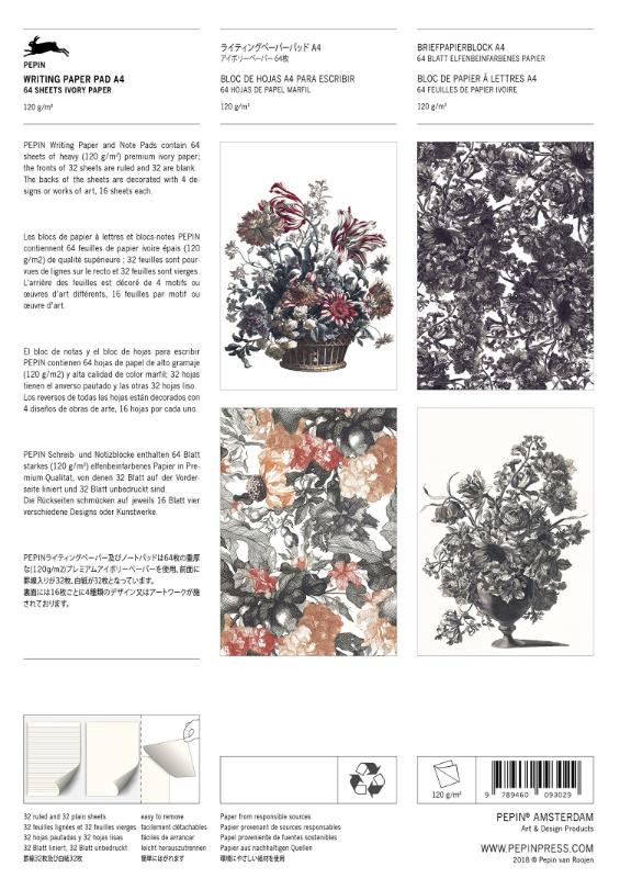 Achterkant van Floral Engravings