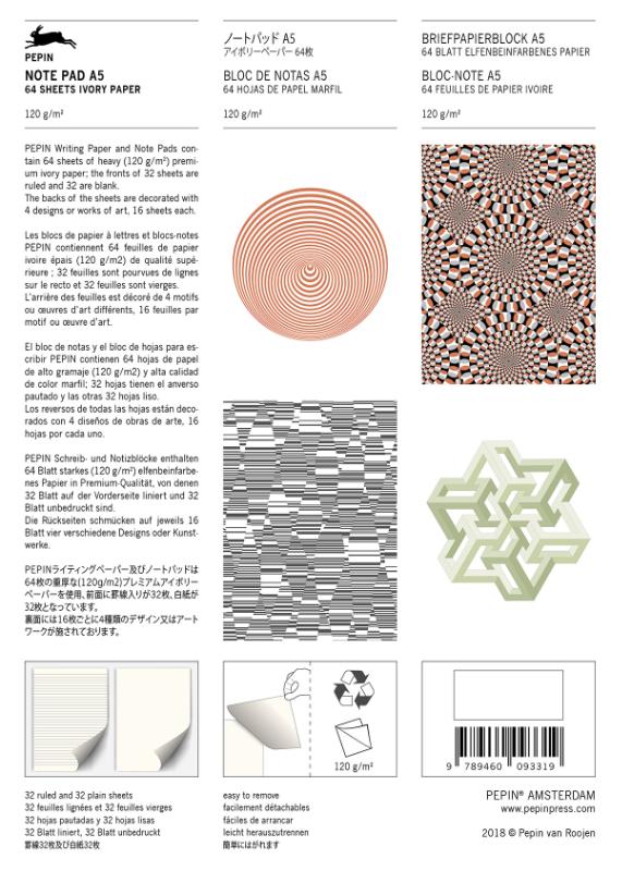 Achterkant van Op Art