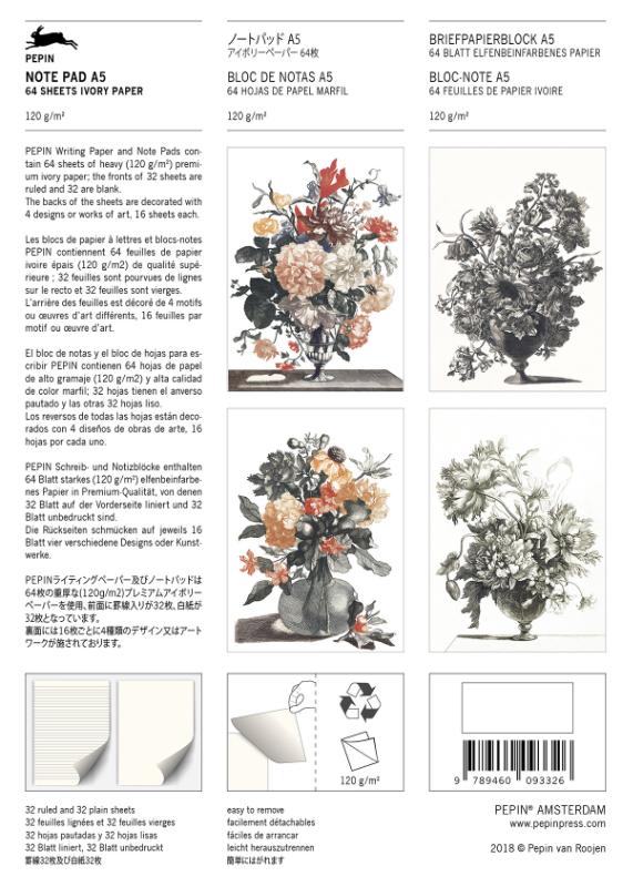 Achterkant van Floral Engravings