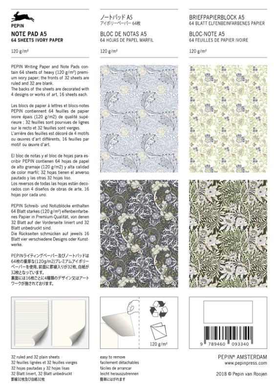 Achterkant van William Morris