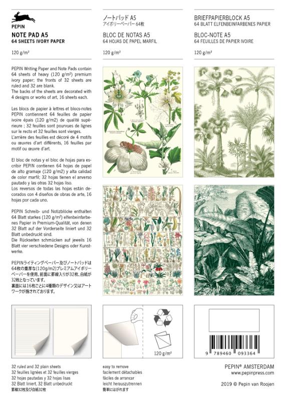 Achterkant van Botanical