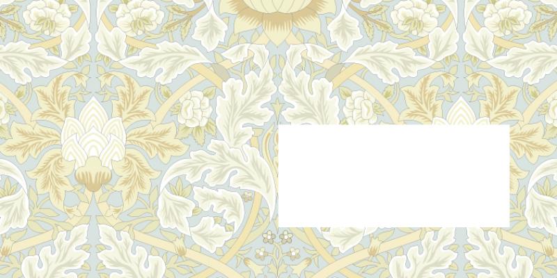 Achterkant van William Morris