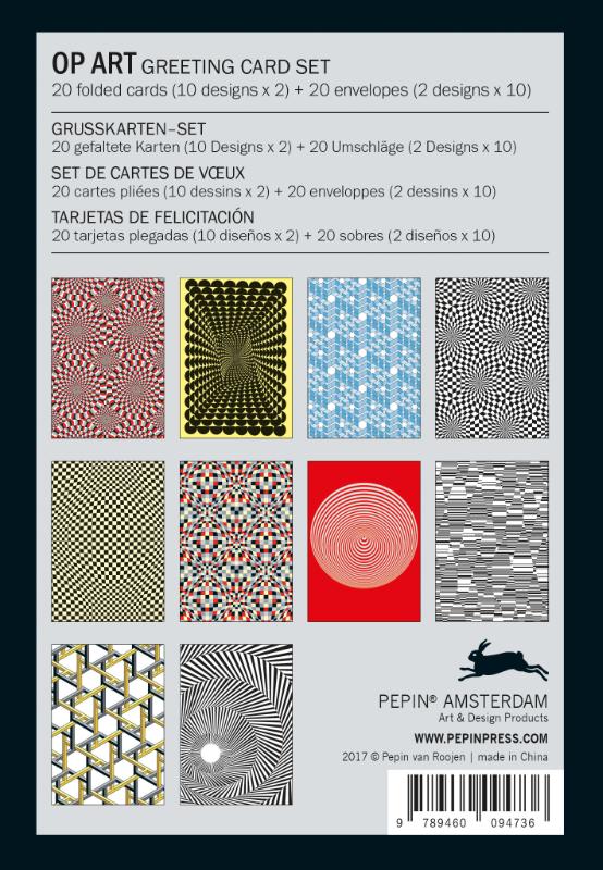 Achterkant van Op Art