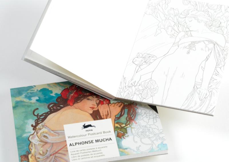 Achterkant van Alphonse Mucha