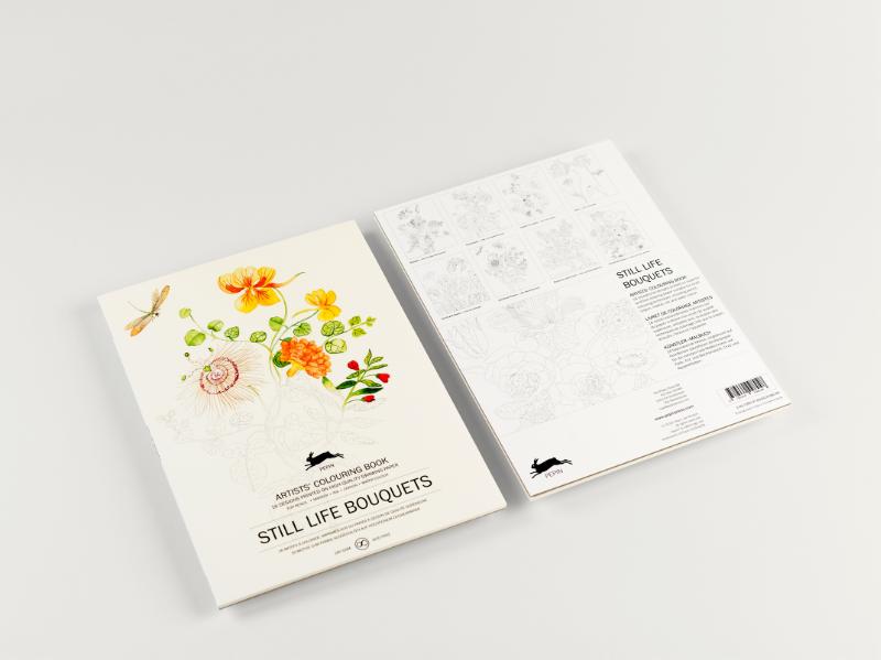 Achterkant van Still life bouquets