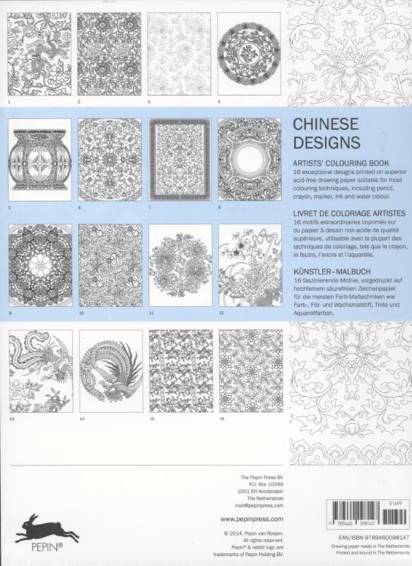 Achterkant van Chinese Designs
