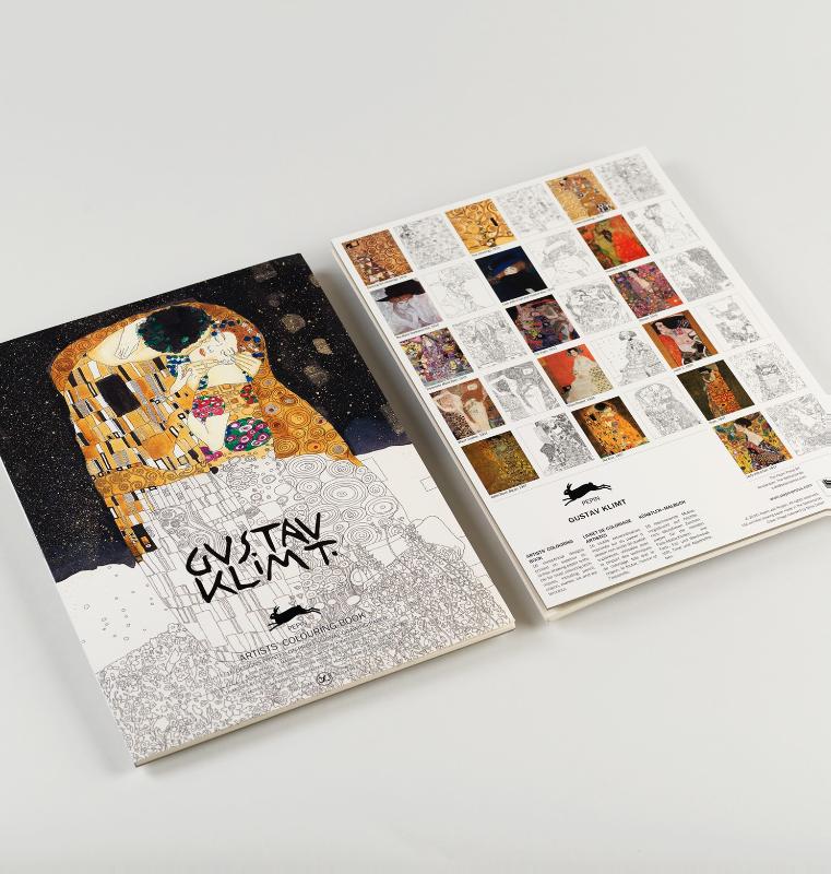 Achterkant van Gustav Klimt