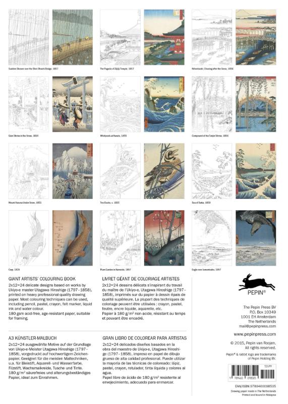 Achterkant van Hiroshige