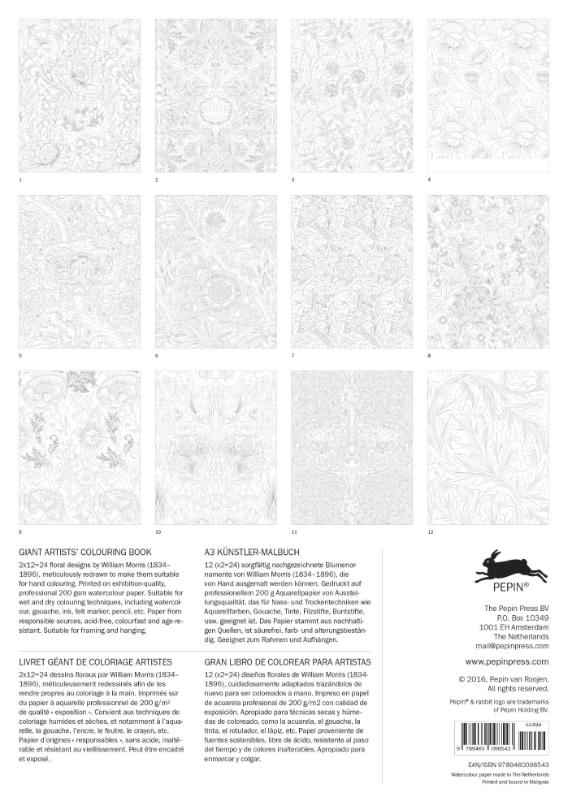 Achterkant van William Morris