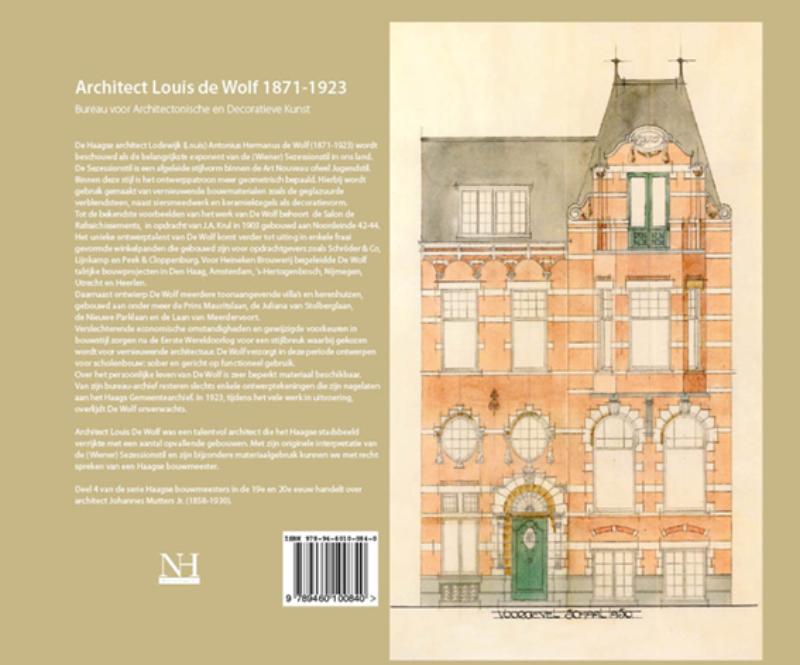 Achterkant van Architect Louis de Wolf (1871-1923)