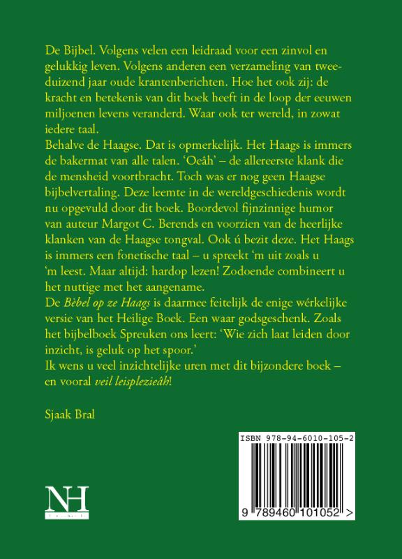 Achterkant van De Bèbel op ze Haags