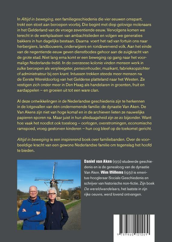 Achterkant van Altijd in beweging