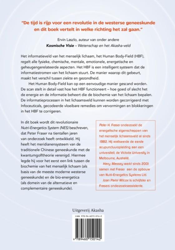 Achterkant van Het veld van het menselijk lichaam ontcijferd