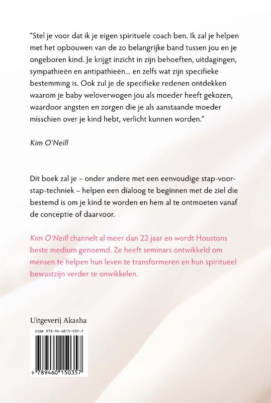 Achterkant van Ontmoet je baby voor de geboorte