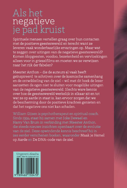 Achterkant van Als het negatieve je pad kruist wat dan?