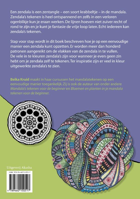 Achterkant van Zendalas ontwerpen en kleuren