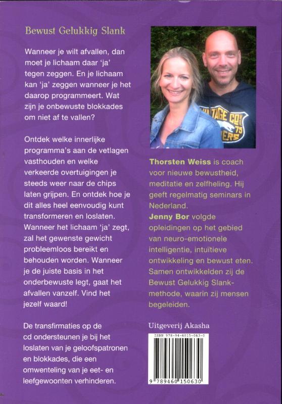 Achterkant van Programmeer je lichaam op afvallen