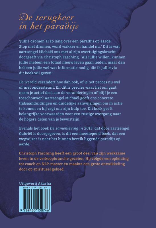 Achterkant van De terugkeer in het paradijs
