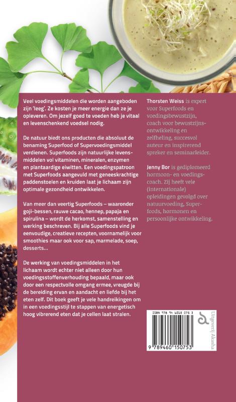 Achterkant van Superfoods in je dagelijks leven