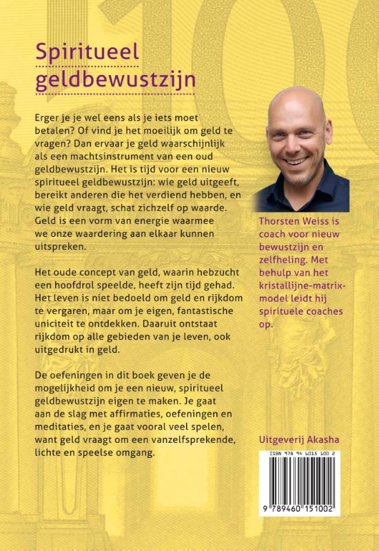 Achterkant van Spiritueel geldbewustzijn