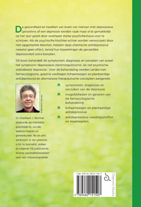 Achterkant van Natuurlijke antidepressiva