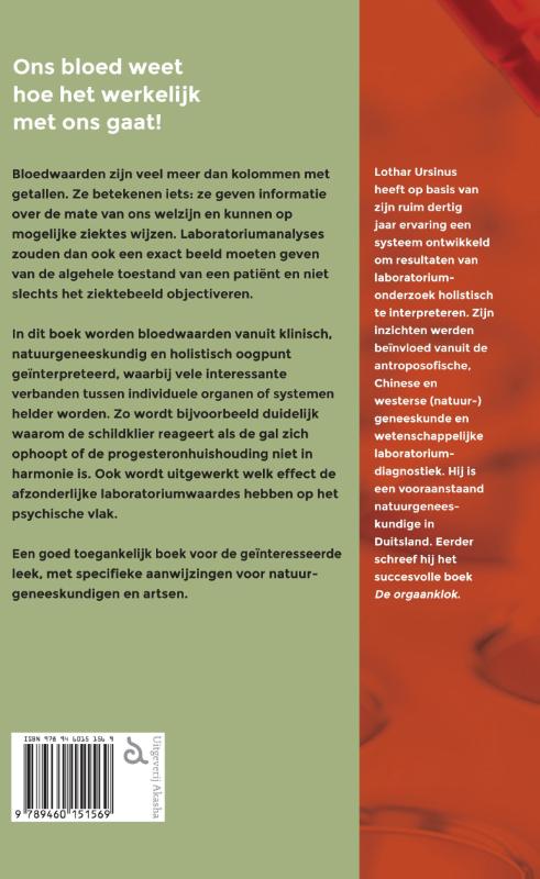 Achterkant van Mijn bloed vertelt mij…