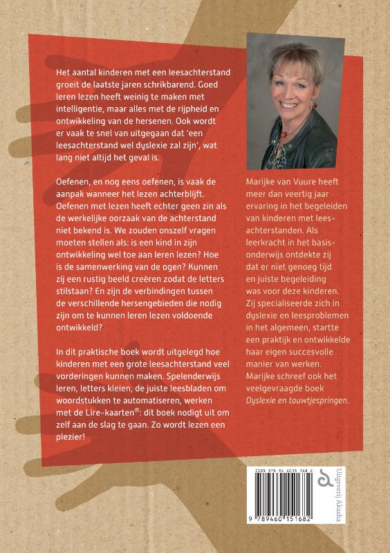 Achterkant van Leren lezen doe je met je lijf