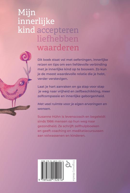 Achterkant van Mijn innerlijke kind – accepteren, liefhebben, waarderen