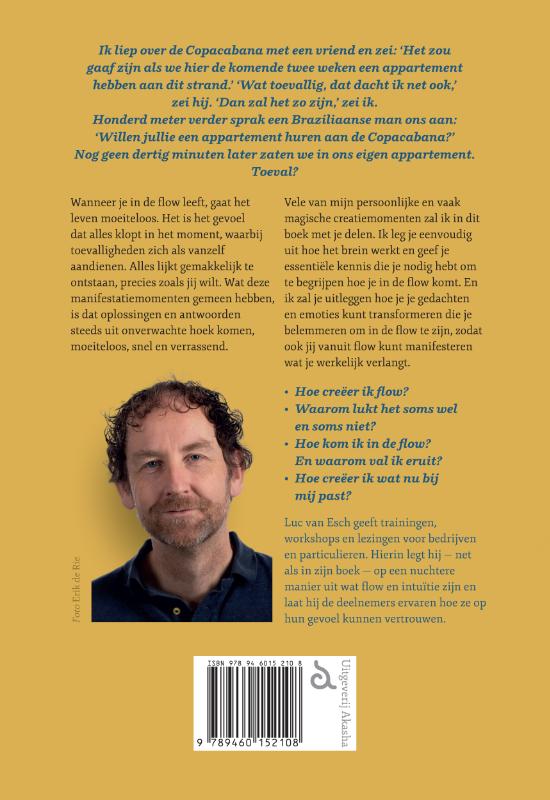 Achterkant van Leven vanuit flow en intuïtie