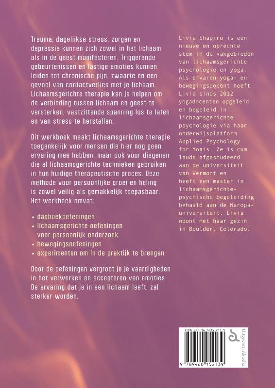 Achterkant van Werkboek lichaamsgerichte therapie