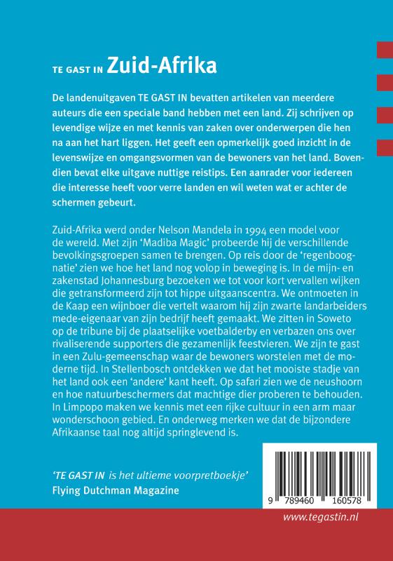 Achterkant van Zuid-Afrika
