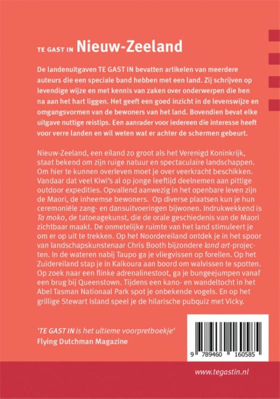 Achterkant van Nieuw-Zeeland