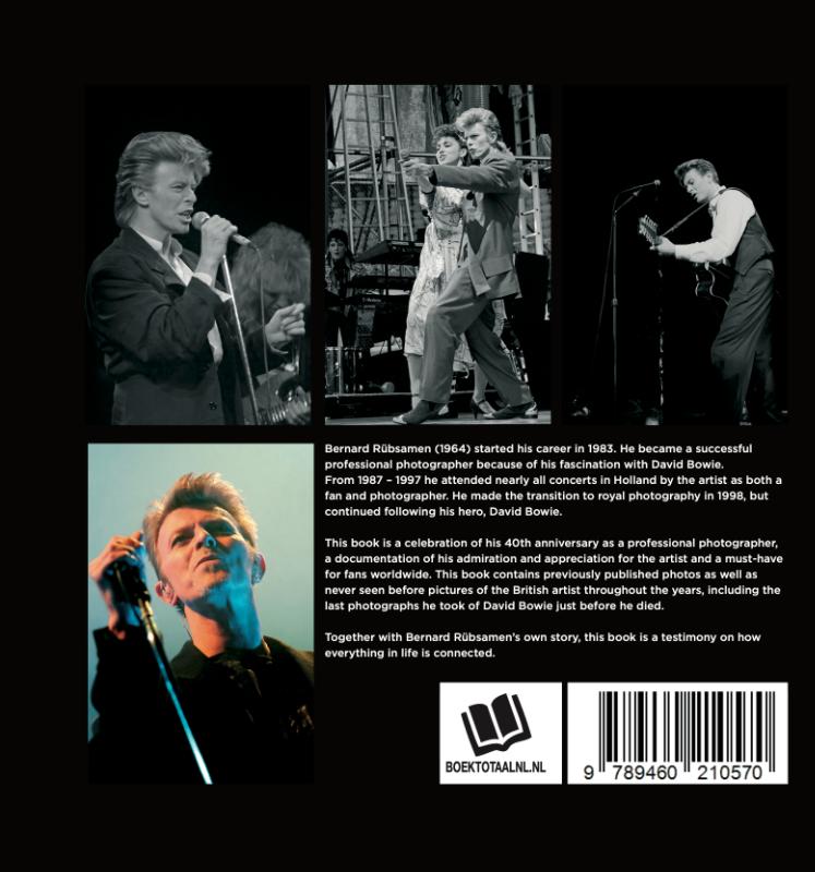 Achterkant van DAVID BOWIE