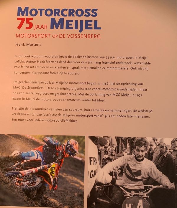 Achterkant van Motorcross Meijel 75 jaar