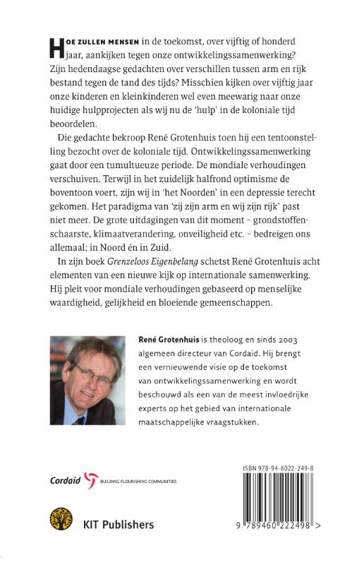 Achterkant van Grenzeloos eigenbelang