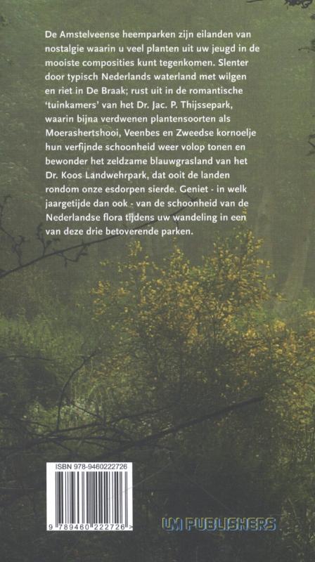 Achterkant van Dwalend door betoverend heemgroen