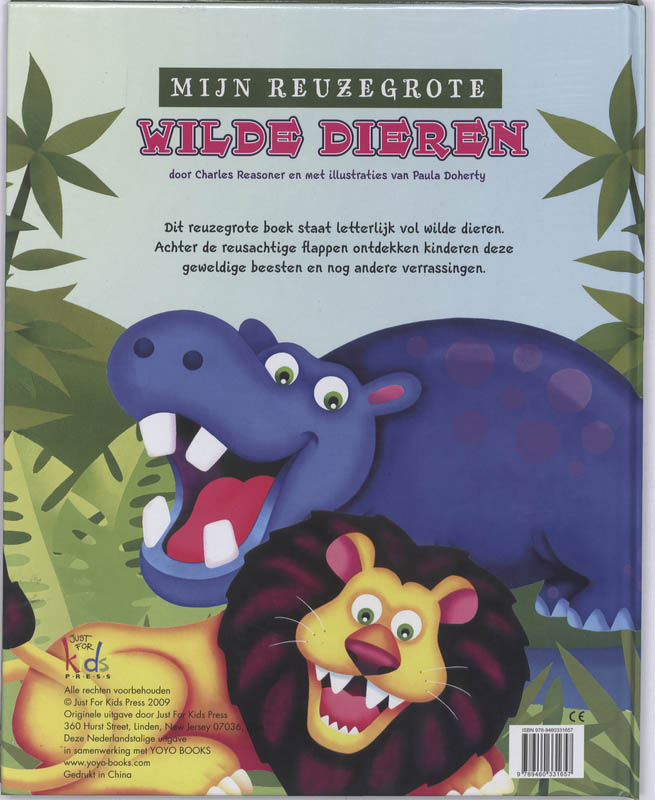 Achterkant van Mijn reuzegrote jungle boek