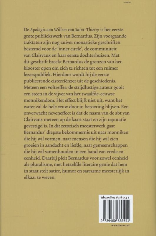 Achterkant van Apologie