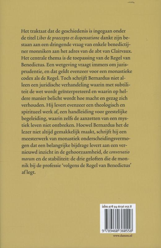 Achterkant van Voorschrift