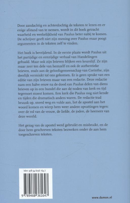 Achterkant van Geschreven en toegeschreven