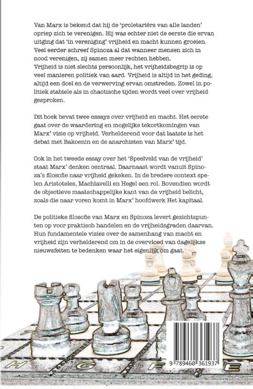 Achterkant van Het speelveld van de vrijheid