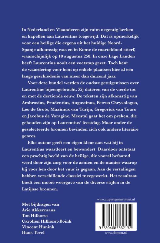 Achterkant van Door het vuur voor de armen