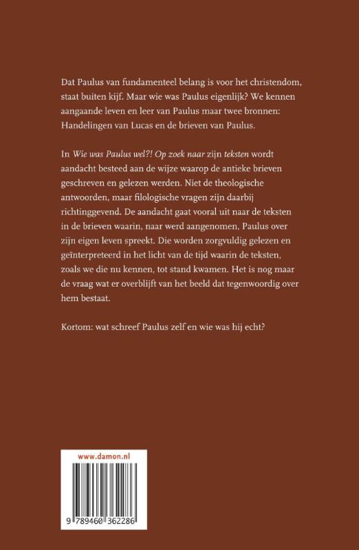 Achterkant van Wie was Paulus wel?!