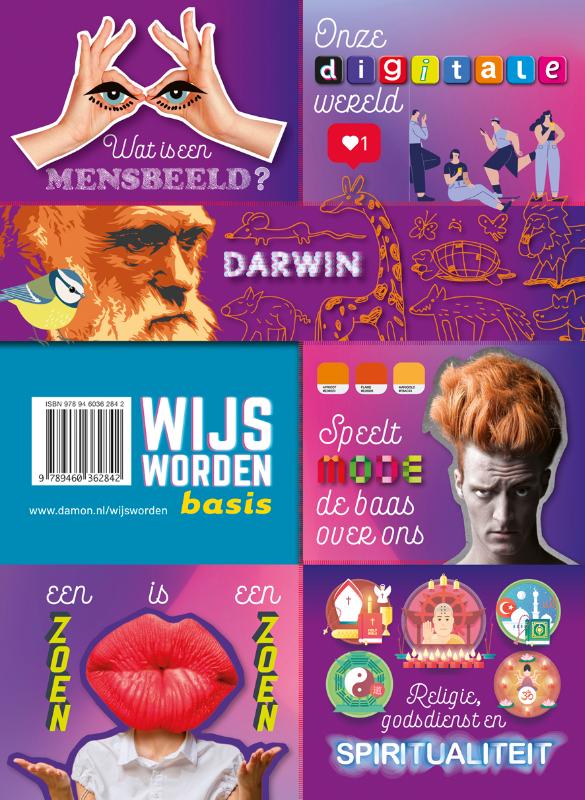 Achterkant van leerwerkboek