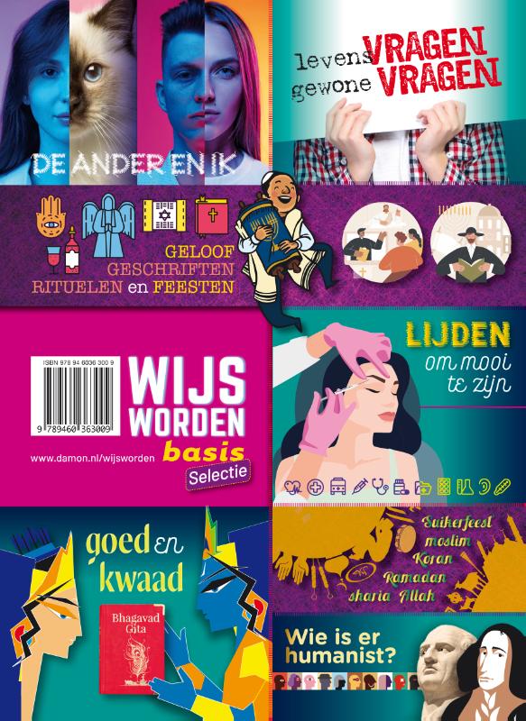 Achterkant van Wijs worden basis selectie
