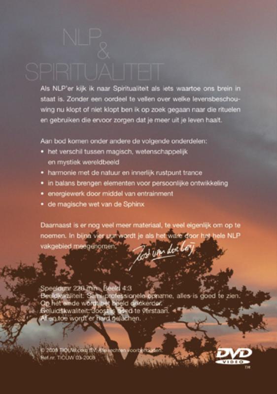 Achterkant van NLP & Spiritualiteit