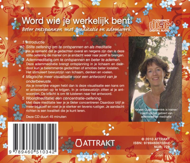 Achterkant van Word wie je werkelijk bent